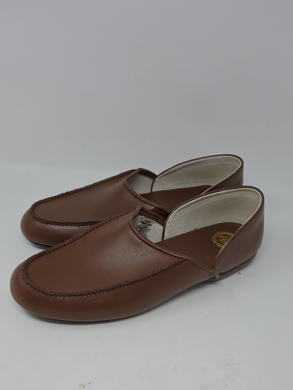 L.B. Evans Chicopee Mocccasin  Mens  Slippers Casual Brown Size 12